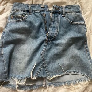 100% cotton Vintage 90s Denim Skirt